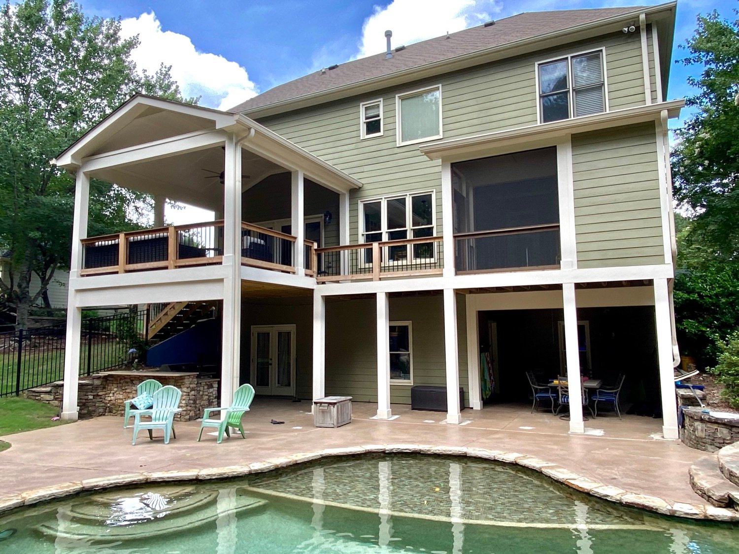 Deck rebuild, Kelly project, Cumming GA Deck rebuild, Kelly project, Cumming GA